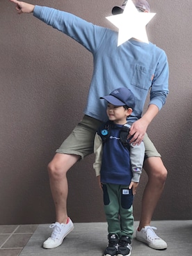 「Lee（リー）のアイテム（その他パンツ）」を使った、yhk0411さん（レディース・163cm）の秋コーディネート