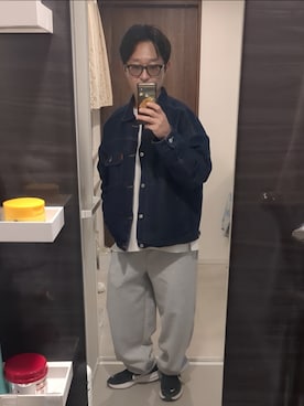 「classicalelf（クラシカルエルフ）のアイテム（ジャケット/アウター）」を使った、金欠おじさんさん（メンズ・165cm）の春コーディネート