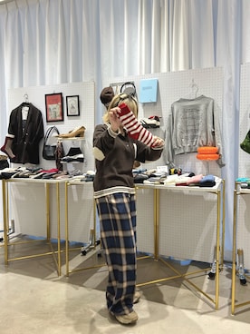 「WudgeBoy（ワッジボーイ）のアイテム」を使った、kadukiさん（レディース・153cm）の秋コーディネート