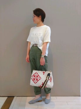 TAKAHASHIさん（レディース・161cm）の夏コーディネート