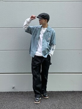 「RED WING（レッドウィング）のアイテム」を使った、DAISUKEさん（メンズ・169cm）の春コーディネート