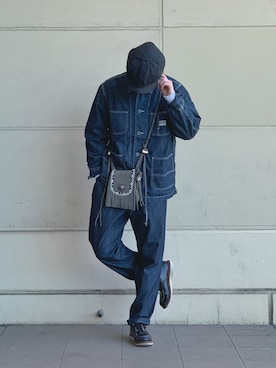 「RED WING（レッドウィング）のアイテム」を使った、DAISUKEさん（メンズ・169cm）の春コーディネート