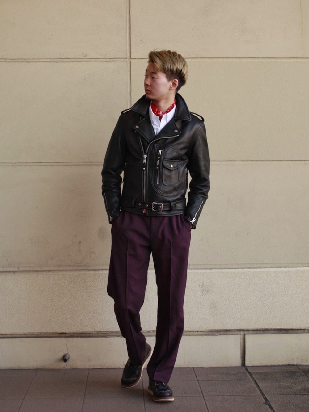 DAISUKE(Schott ラゾーナ川崎プラザ店)｜schottのライダースジャケット