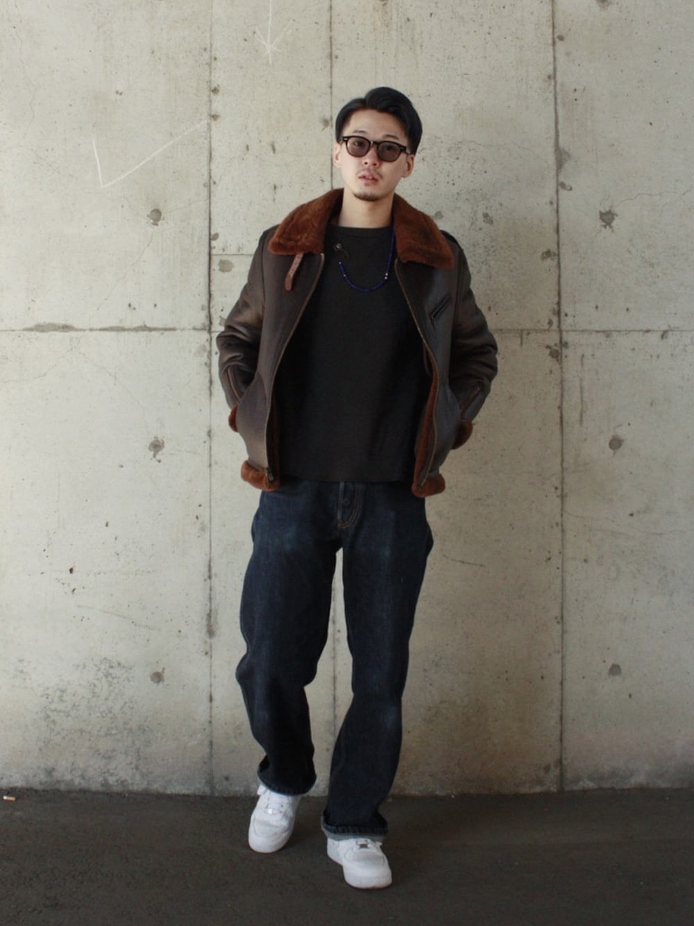 Schott ムートンジャケット グレー/ブラウン セール】【累計販売枚数1万枚突破！】フェイクレザー×ボアフェイク