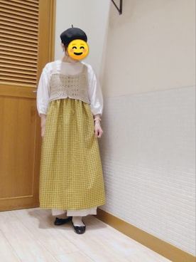 「ビスチェコーデ」｜「アイテム（ワンピース/ドレス）」を使った、は せ が わさん（レディース・153cm）の夏コーディネート