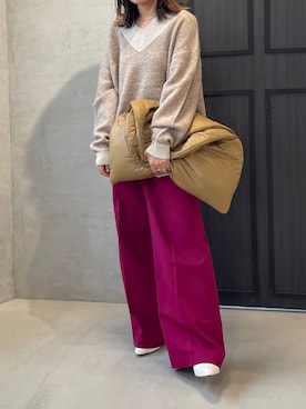 「アイテム（パンツ）」を使った、bleublanc_zozoさん（レディース）の秋コーディネート