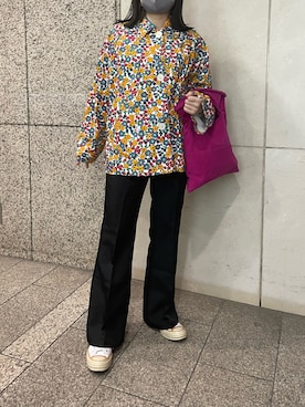 「MARNI（マルニ）のアイテム（ジャケット/アウター）」を使った、mzn96さん（レディース・157cm）の春コーディネート