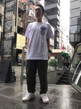 SHUN HOSOKAWAさん（メンズ・165cm）の夏コーディネート