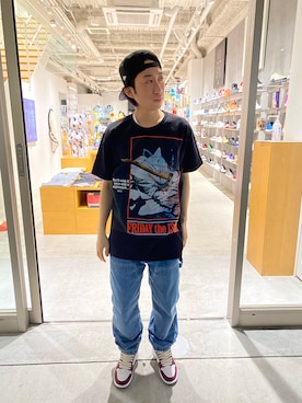 「BAIT（ベイト）のアイテム」を使った、SHUN HOSOKAWAさん（メンズ・165cm）の春コーディネート