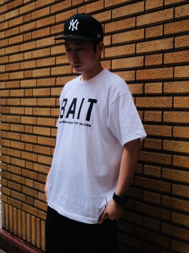 「BAIT（ベイト）のアイテム」を使った、SHUN HOSOKAWAさん（メンズ・165cm）の夏コーディネート