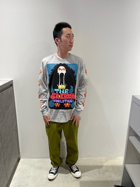 「BAIT（ベイト）のアイテム」を使った、SHUN HOSOKAWAさん（メンズ・165cm）の夏コーディネート