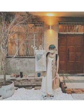 「0_1（リンイー）のアイテム」を使った、yukiiichang1029さん（レディース・158cm）の春コーディネート