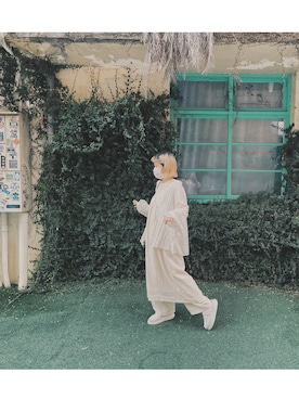 「0_1（リンイー）のアイテム」を使った、yukiiichang1029さん（レディース・158cm）の秋コーディネート