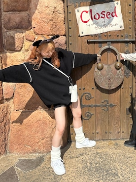 「アイテム（レッグウォーマー）」を使った、97tll20さん（レディース・158cm）の冬コーディネート