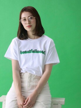 「ideal（イデアル）のアイテム」を使った、idealbeautifulworldさん（レディース・164cm）の夏コーディネート