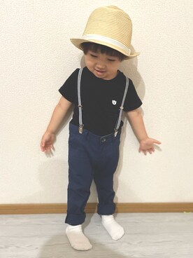 aokomuさん（キッズ・80cm）の夏コーディネート