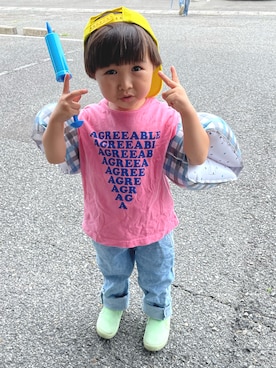 aokomuさん（キッズ・90cm）の夏コーディネート