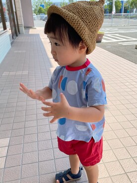 aokomuさん（キッズ・80cm）の夏コーディネート