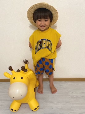 aokomuさん（キッズ・90cm）の夏コーディネート