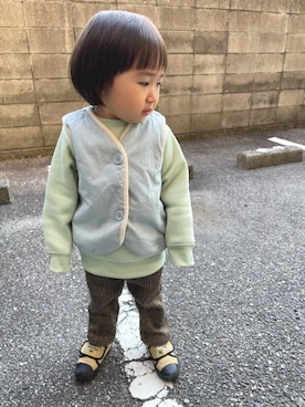 aokomuさん（キッズ・80cm）の冬コーディネート