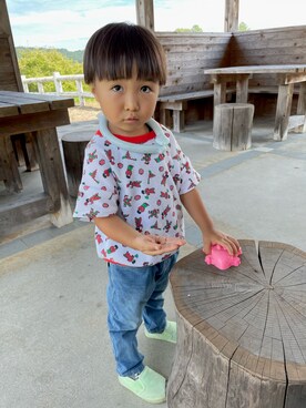 aokomuさん（キッズ・90cm）の秋コーディネート