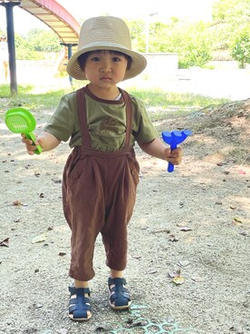 aokomuさん（キッズ・80cm）の夏コーディネート