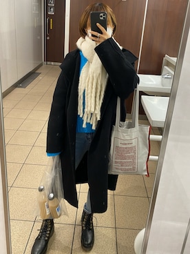 「シアタープロダクツ(THEATRE PRODUCTS)」｜「アイテム（ブーツ）」を使った、onakasuiteruyoさん（レディース・152cm）の冬コーディネート