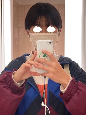 「Honeys（ハニーズ）のアイテム（その他トップス）」を使った、kuioneさん（レディース・161cm）の冬コーディネート