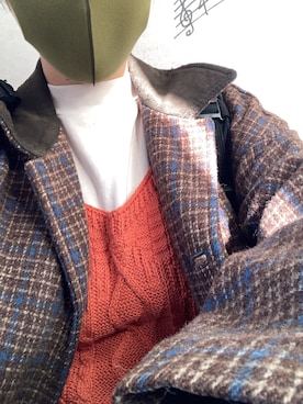 「Honeys（ハニーズ）のアイテム（その他トップス）」を使った、kuioneさん（レディース・161cm）の冬コーディネート