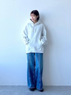 「DISCUS（ディスカス）のアイテム」を使った、やながわこころさん（レディース・167cm）の秋コーディネート