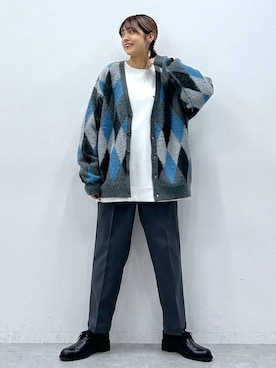 やながわこころさん（レディース・167cm）の冬コーディネート