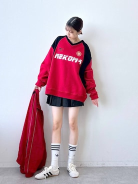 「RAGEBLUE（レイジブルー）のアイテム（シューズ）」を使った、やながわこころさん（レディース・167cm）の春コーディネート