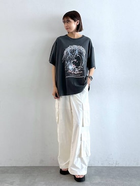 やながわこころさん（レディース・167cm）の夏コーディネート