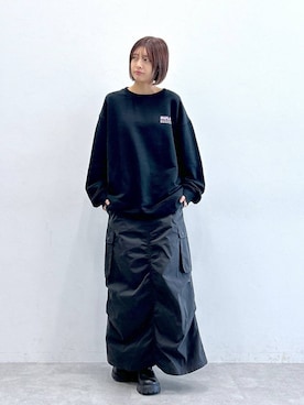 「RAGEBLUE（レイジブルー）のアイテム（ブーツ）」を使った、やながわこころさん（レディース・167cm）の秋コーディネート