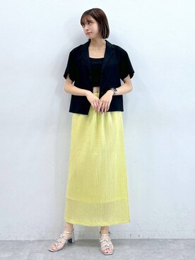 やながわこころさん(レディース・167cm)の夏コーディネート