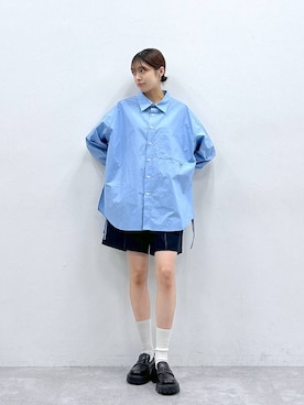 「RAGEBLUE（レイジブルー）のアイテム（スラックス）」を使った、やながわこころさん（レディース・167cm）の冬コーディネート