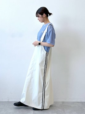 「RAGEBLUE（レイジブルー）のアイテム（ワンピース/ドレス）」を使った、やながわこころさん（レディース・167cm）の春コーディネート