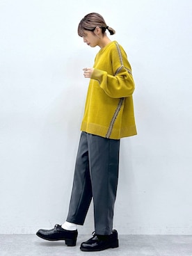 やながわこころさん（レディース・167cm）の冬コーディネート