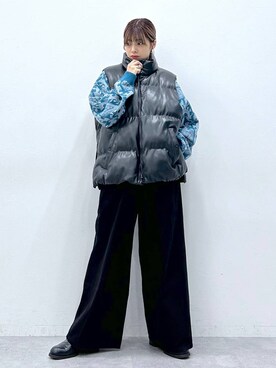 やながわこころさん（レディース・167cm）の冬コーディネート