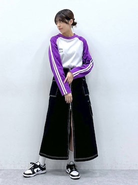 やながわこころさん（レディース・167cm）の冬コーディネート
