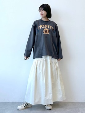 やながわこころさん（レディース・167cm）の冬コーディネート