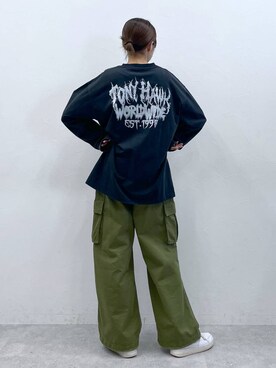 やながわこころさん(レディース・167cm)の春コーディネート