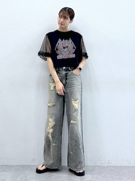 やながわこころさん（レディース・167cm）の夏コーディネート