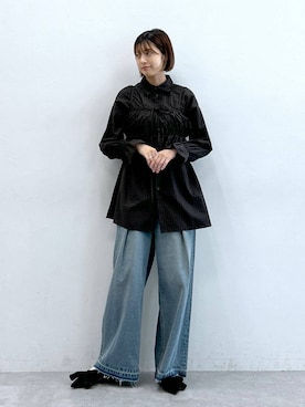 やながわこころさん（レディース・167cm）の秋コーディネート