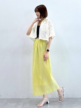 やながわこころさん(レディース・167cm)の夏コーディネート