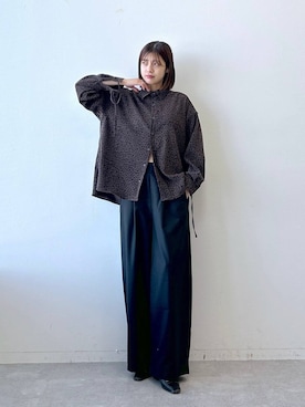 やながわこころさん（レディース・167cm）の冬コーディネート