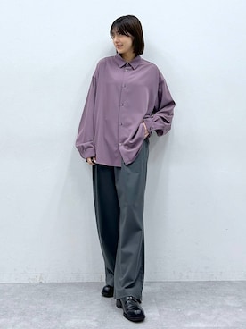 「RAGEBLUE（レイジブルー）のアイテム（ブルゾン）」を使った、やながわこころさん（レディース・167cm）の冬コーディネート