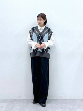 やながわこころさん（レディース・167cm）の冬コーディネート