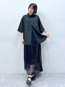 「RAGEBLUE（レイジブルー）のアイテム（スニーカー）」を使った、やながわこころさん（レディース・167cm）の春コーディネート