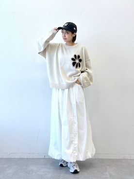 「RAGEBLUE（レイジブルー）のアイテム（トレンチコート）」を使った、やながわこころさん（レディース・167cm）の冬コーディネート